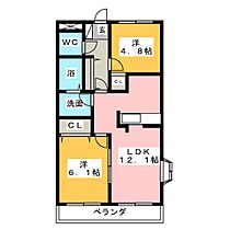 ルミエール（戸田）  ｜ 愛知県名古屋市中川区戸田２丁目（賃貸マンション2LDK・2階・49.50㎡） その2