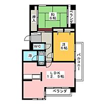 浅井コーポV  ｜ 愛知県名古屋市中川区万場２丁目（賃貸マンション2LDK・2階・64.99㎡） その2