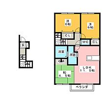 マウントシャスタ  ｜ 愛知県名古屋市中川区伏屋４丁目（賃貸アパート2LDK・2階・69.00㎡） その2