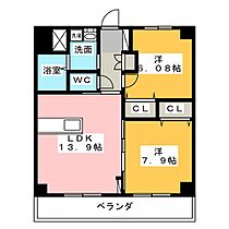 アザレア八田  ｜ 愛知県名古屋市中川区八田町（賃貸マンション2LDK・3階・61.50㎡） その2