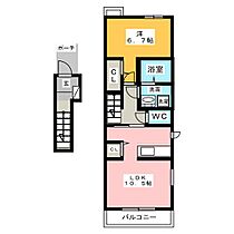 エスペランサ助光II  ｜ 愛知県名古屋市中川区助光３丁目（賃貸アパート1LDK・2階・44.97㎡） その2