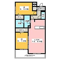 ガーデンテラス  ｜ 愛知県名古屋市中川区助光１丁目（賃貸アパート2LDK・3階・60.66㎡） その2