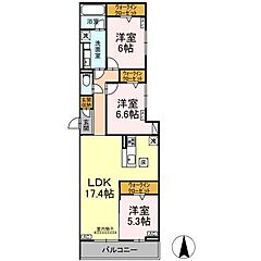 物件の間取り