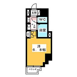 スカイマンション八田 1Kの間取図画像