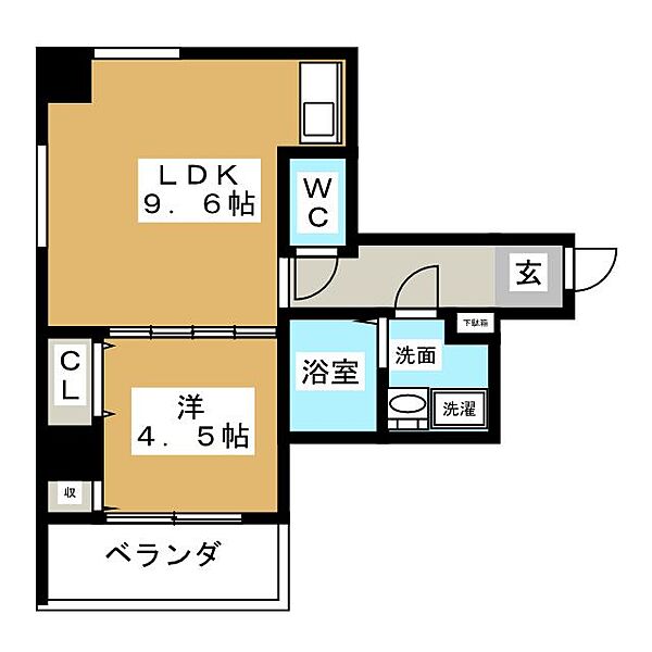 アーバン伏見 ｜愛知県名古屋市中区栄１丁目(賃貸マンション1LDK・10階・36.31㎡)の写真 その2