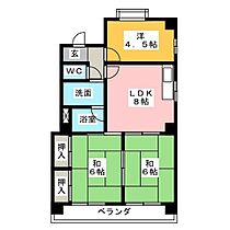 宏栄ハイツ  ｜ 愛知県名古屋市西区則武新町２丁目（賃貸マンション3LDK・3階・59.00㎡） その2