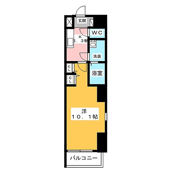 ＢＲＩＯ　名南 ｜愛知県名古屋市中村区名駅南１丁目(賃貸マンション1K・2階・31.14㎡)の写真 その2