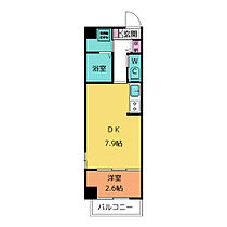 アレフガルド 706 ｜ 愛知県名古屋市西区栄生２丁目5-4（賃貸マンション1DK・7階・28.46㎡） その2