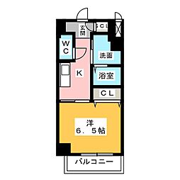 間取図画像 1K