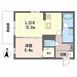 プレシャスレジデンス丸の内 1LDKの間取図画像