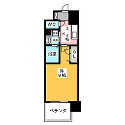 GRANDFARO 1Kの間取図画像