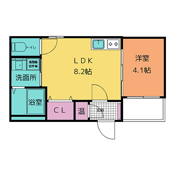 ＣＯＣＯ　ＰＩＮＥ 103｜愛知県名古屋市中村区塩池町２丁目(賃貸アパート1LDK・1階・30.95㎡)の写真 その2