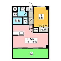 Northriver  ｜ 愛知県あま市上萱津北ノ川（賃貸マンション1LDK・1階・44.95㎡） その2