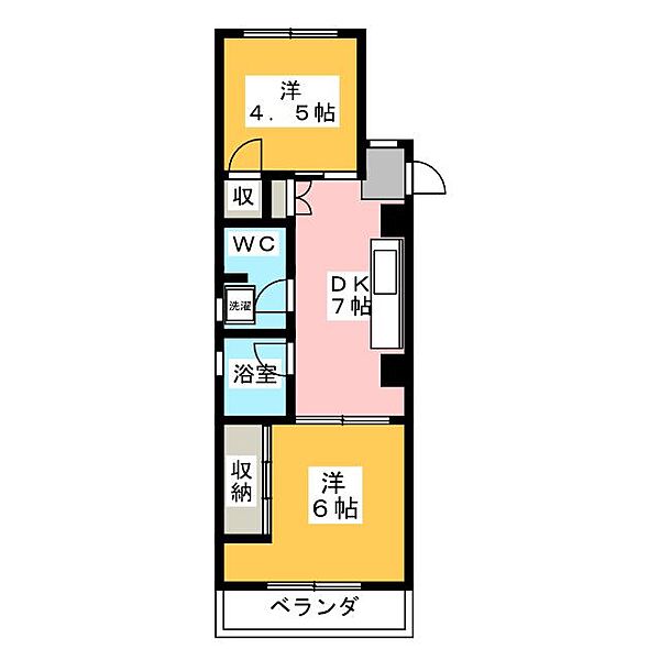 清正ビル ｜愛知県名古屋市中村区森末町３丁目(賃貸マンション2DK・2階・42.00㎡)の写真 その2