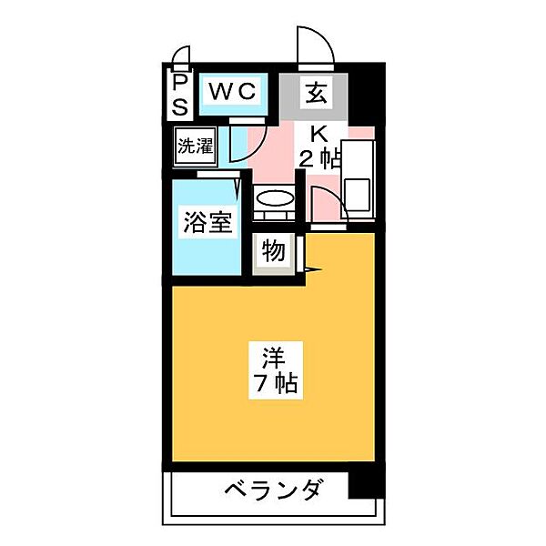 マ・メゾン・プルミエ ｜愛知県名古屋市中村区藤江町１丁目(賃貸マンション1K・2階・24.01㎡)の写真 その2