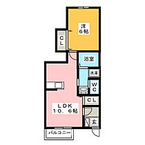 K.F.K.アルバtwo  ｜ 愛知県あま市上萱津上野（賃貸アパート1LDK・1階・40.06㎡） その2