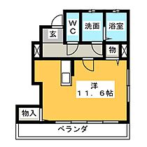 シャトレ純II  ｜ 愛知県あま市本郷花ノ木（賃貸アパート1R・1階・36.23㎡） その2