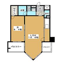 さくらHillsリバーサイドWEST  ｜ 愛知県名古屋市中村区那古野１丁目（賃貸マンション1LDK・11階・57.16㎡） その2