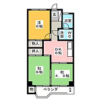 マンション中村  ｜ 愛知県名古屋市中村区太閤通４丁目（賃貸マンション3DK・5階・45.50㎡） その2