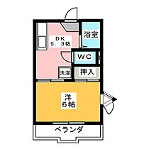 ドミールみやび  ｜ 愛知県名古屋市中村区下米野町３丁目（賃貸アパート1DK・2階・24.24㎡） その2