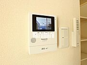 テレビ付モニターホンです。