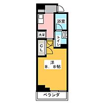 ＣＯＺＹ阿由知通  ｜ 愛知県名古屋市昭和区阿由知通１丁目（賃貸マンション1K・6階・26.75㎡） その2