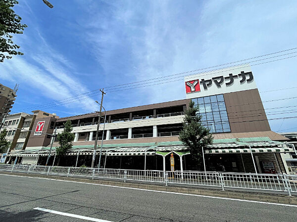 画像25:スーパー「ヤマナカ安田店まで437m」