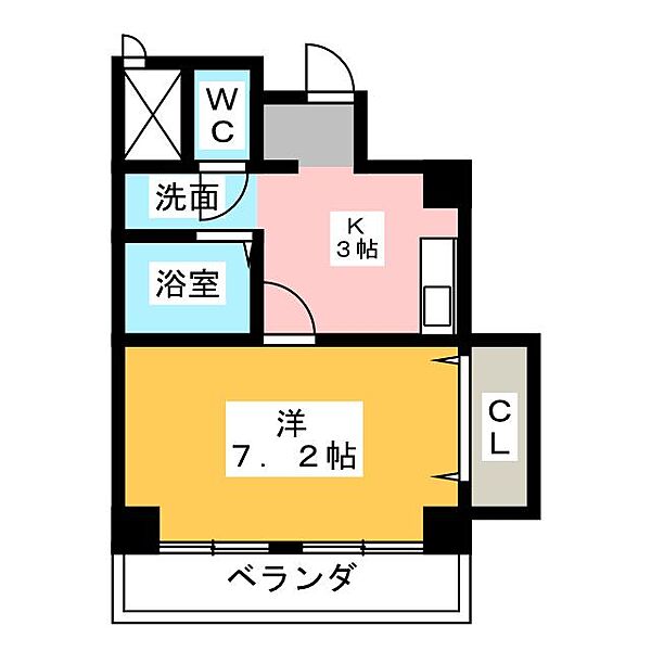 サンドリヨンゴキソ ｜愛知県名古屋市昭和区松風町２丁目(賃貸マンション1K・4階・27.73㎡)の写真 その2