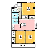 メゾン松月  ｜ 愛知県名古屋市瑞穂区松月町２丁目（賃貸マンション3LDK・1階・74.30㎡） その2