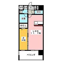 エルミタージュ桜山  ｜ 愛知県名古屋市瑞穂区洲雲町２丁目（賃貸マンション1LDK・6階・37.35㎡） その2