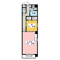 ＫＳ桜山  ｜ 愛知県名古屋市瑞穂区桜見町１丁目（賃貸マンション1LDK・4階・45.20㎡） その2