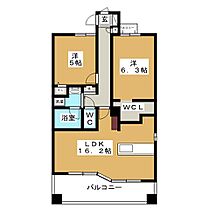 川名花壇  ｜ 愛知県名古屋市昭和区川名本町３丁目（賃貸マンション2LDK・2階・63.99㎡） その2