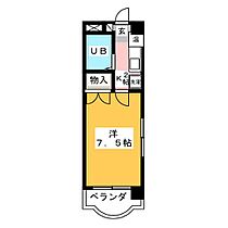 サンフル桜山  ｜ 愛知県名古屋市昭和区丸屋町５丁目（賃貸マンション1K・4階・20.72㎡） その2