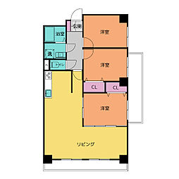 間取図画像 3LDK