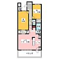 桜山西マンション1階12.9万円