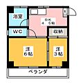 安藤ハイツ4階4.2万円