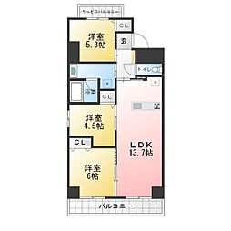 PLAN DOOL広路 3LDKの間取図画像
