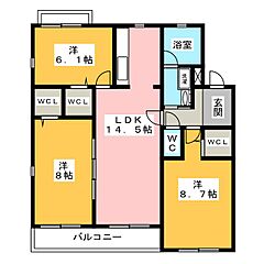 物件の間取り