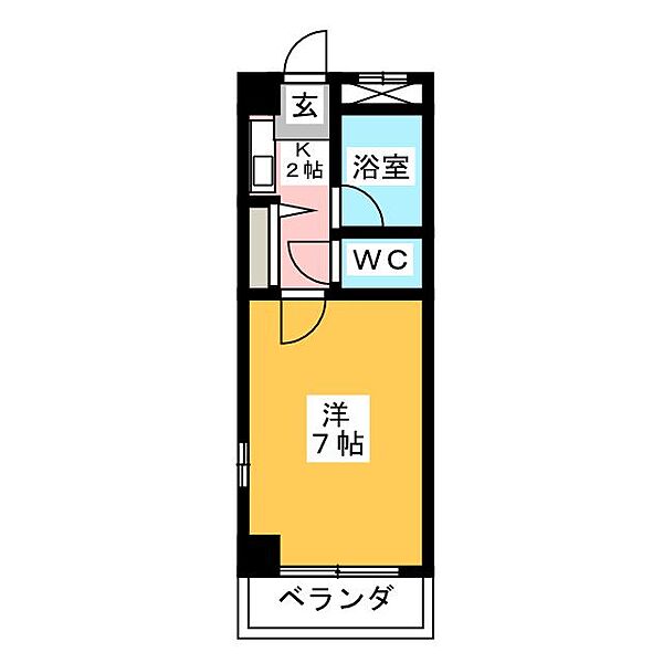 ＳＡＫＵＲＡＤＡハウス ｜愛知県名古屋市熱田区桜田町(賃貸マンション1K・4階・20.00㎡)の写真 その2