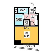 セントラルハイツ中野本町  ｜ 愛知県名古屋市中川区中野本町１丁目（賃貸マンション1K・6階・20.67㎡） その2