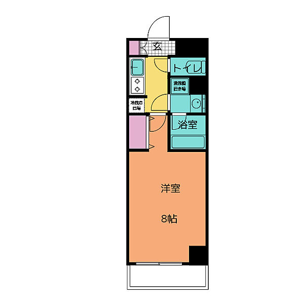 ブランシエスタ金山 1204｜愛知県名古屋市中区正木４丁目(賃貸マンション1K・12階・25.66㎡)の写真 その2