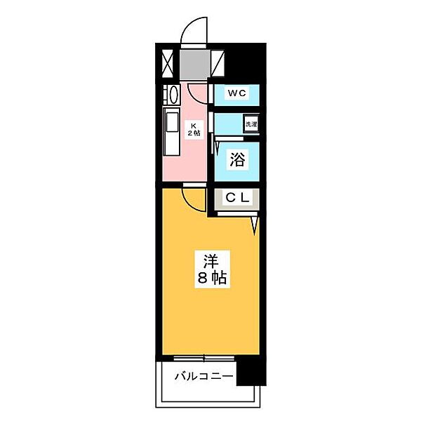 ＡｒｔｉｚＡ上前津 ｜愛知県名古屋市中区富士見町(賃貸マンション1K・10階・24.92㎡)の写真 その2