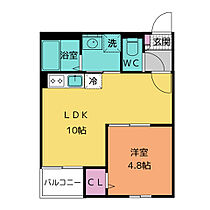 Jack ushidateI 101 ｜ 愛知県名古屋市中川区牛立町３丁目86-1（賃貸アパート1LDK・1階・33.48㎡） その2