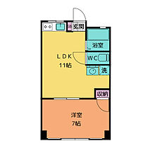 第11タツミビル  ｜ 愛知県名古屋市中区金山２丁目（賃貸マンション1LDK・5階・35.35㎡） その2