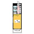 シェリーメゾン4階4.8万円