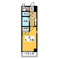 間取図画像 1K