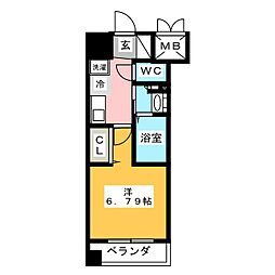 間取図画像 1K