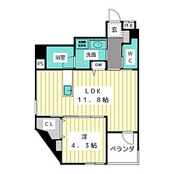 間取図画像 1LDK