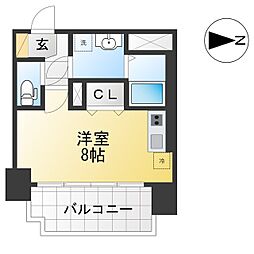 名古屋市中区金山3丁目マンション ワンルームの間取図画像