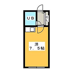 飛馬 1Kの間取図画像